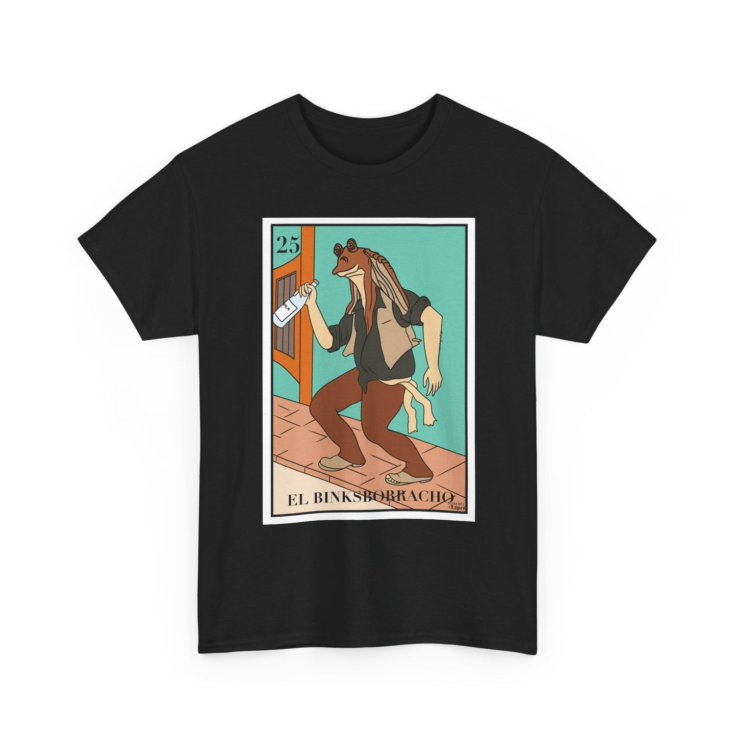 El BinksBorracho Graphic Tee, Lotería El Borracho Shirt, Funny T-Shirt, Cultura Pop Tee