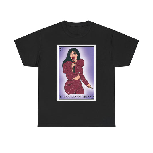 Selena Quintanilla Graphic Tee, The Queen of Tejano Lotería Card Shirt, Tejano Music Legend T-Shirt, Latina Icon Cultura Pop Tee