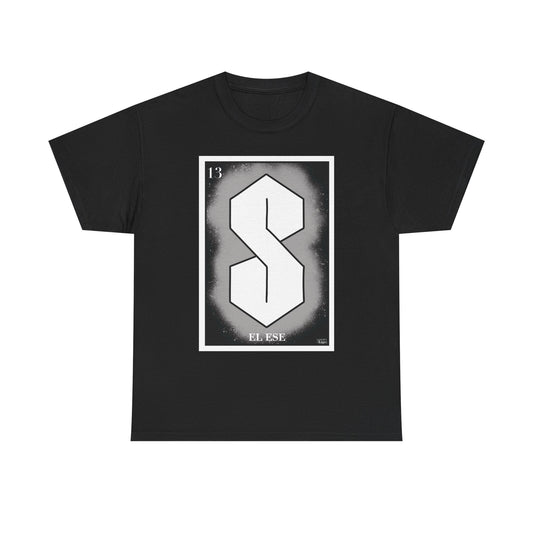 El Ese Lotería Card graphic tee Latine Y2K S shirt by Lotería López