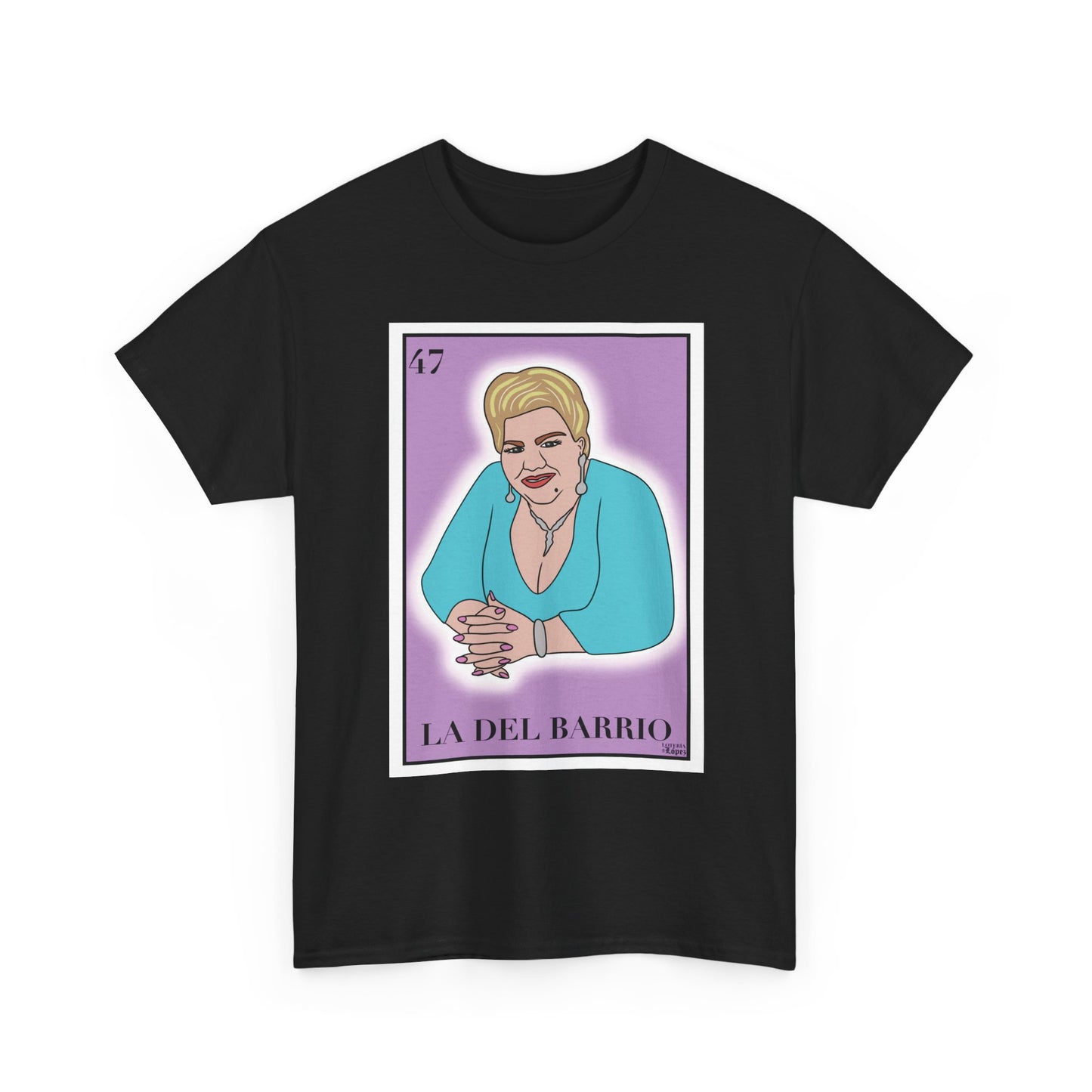 Paquita la del Barrio Graphic Tee, La del Barrio Lotería Card Shirt, Mexican Music Icon T-Shirt, Cultura Pop Ranchera Tee
