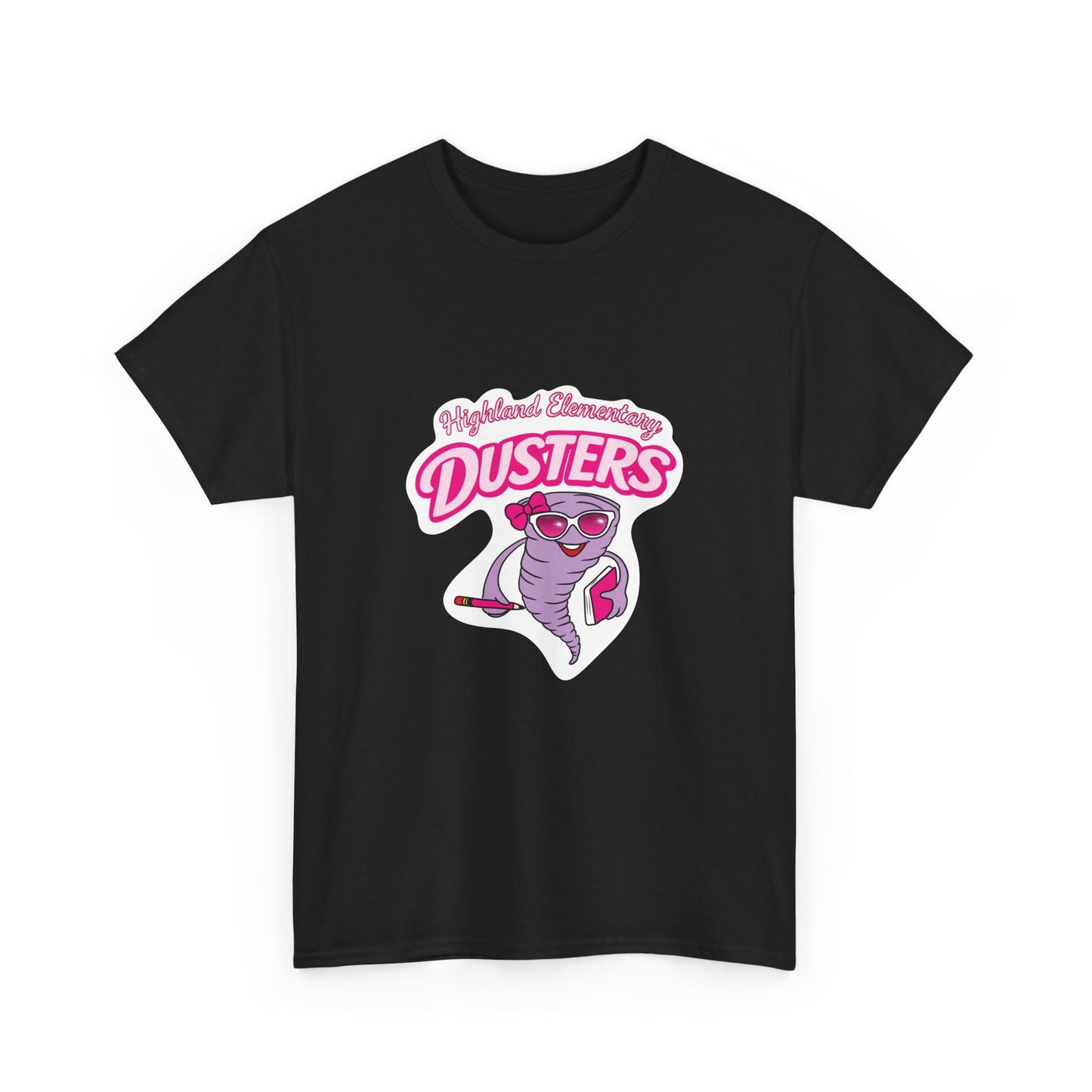 La Duster Tee – Lotería López Highland Dusters Shirt | Pink Mascot Graphic Tee | School Spirit Cultura T-Shirt