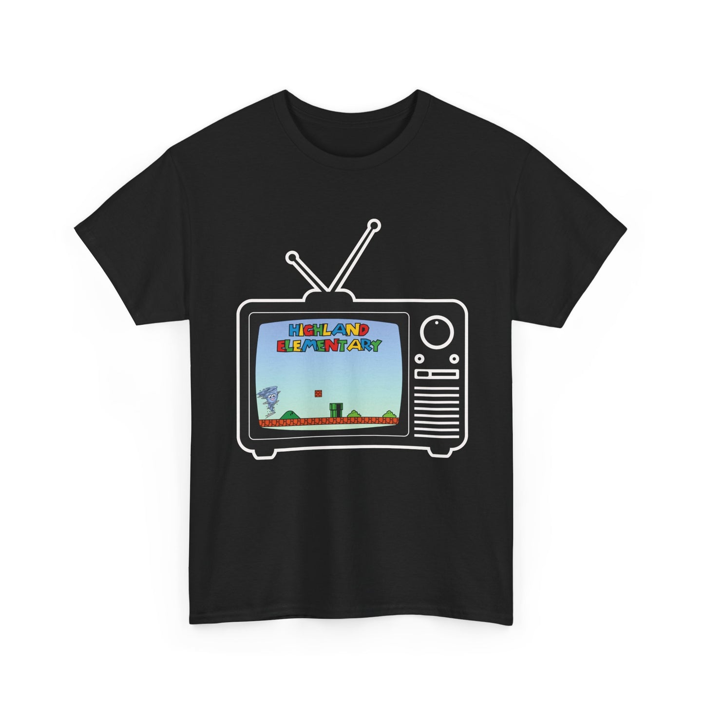 Highland Elementary Dusters Teacher Shirt, Retro Video Game Graphic Tee, Back to School Teacher Spirit Wear