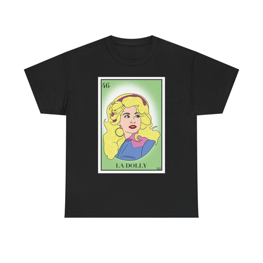 La Dolly Lotería Graphic Tee | Country Queen Tribute Shirt | Unisex Fit | Direct-to-Fabric Print | Fast Shipping