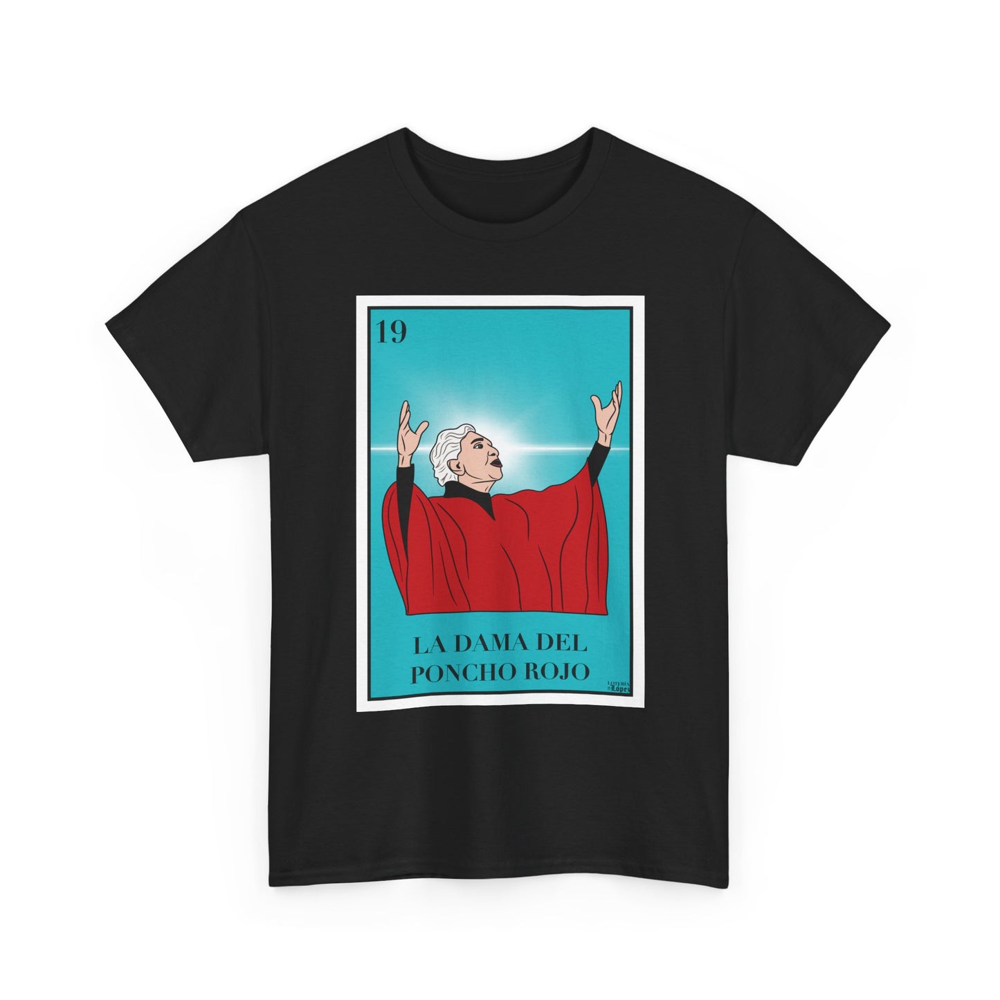 Chavela Vargas Graphic Tee, La Dama del Poncho Rojo Lotería Card Shirt, Mexican Ranchera Legend T-Shirt, Cultura Pop Tee