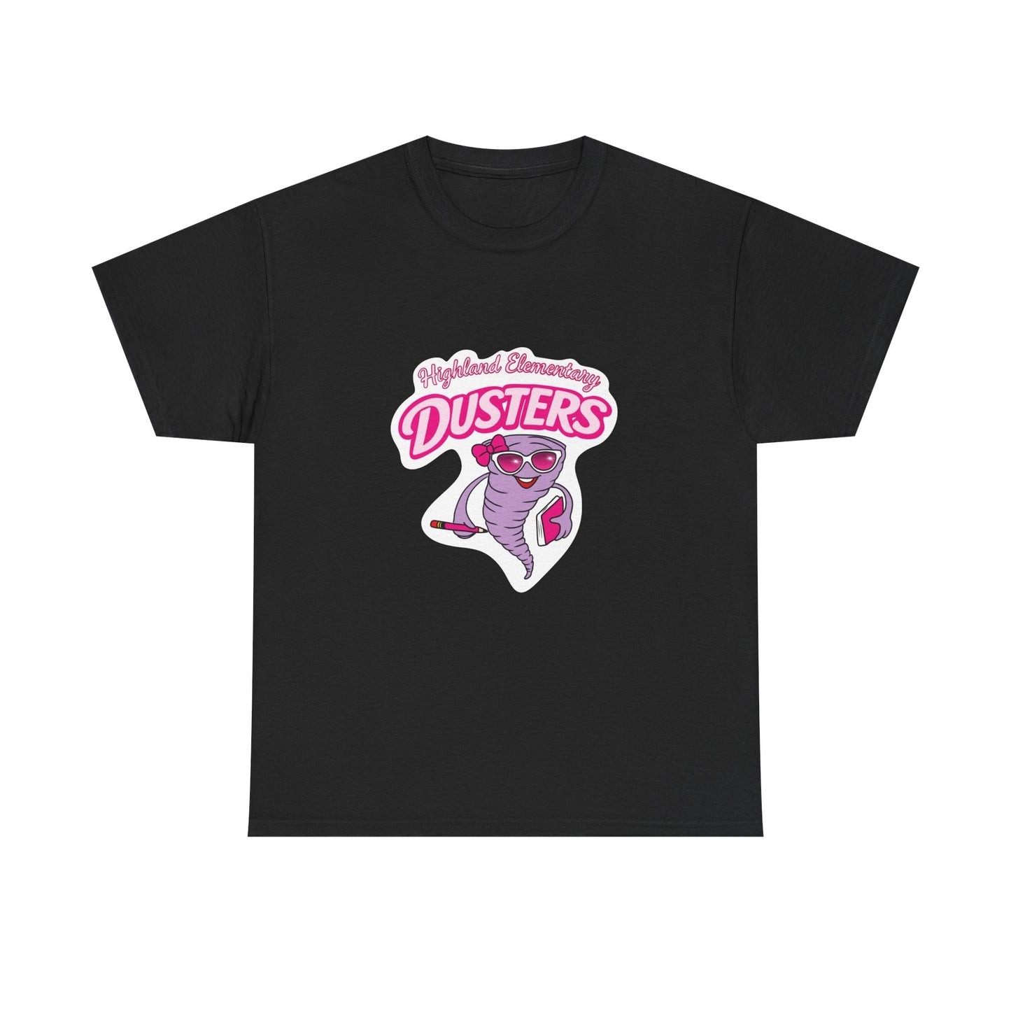 La Duster Tee – Lotería López Highland Dusters Shirt | Pink Mascot Graphic Tee | School Spirit Cultura T-Shirt