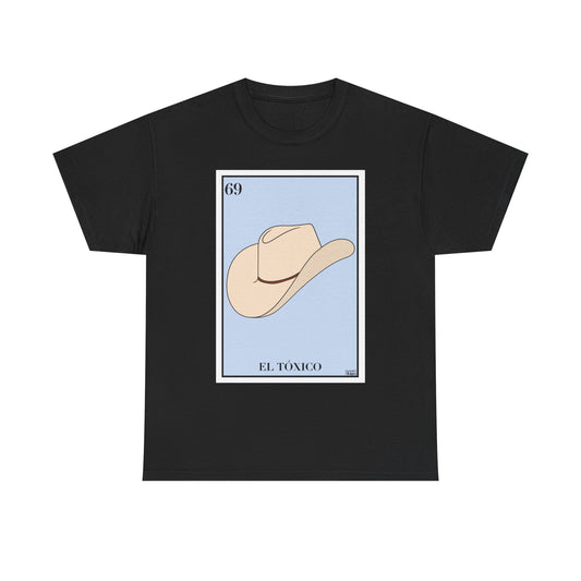 El Tóxico Graphic Tee Funny Mexican Lotería-Inspired Design