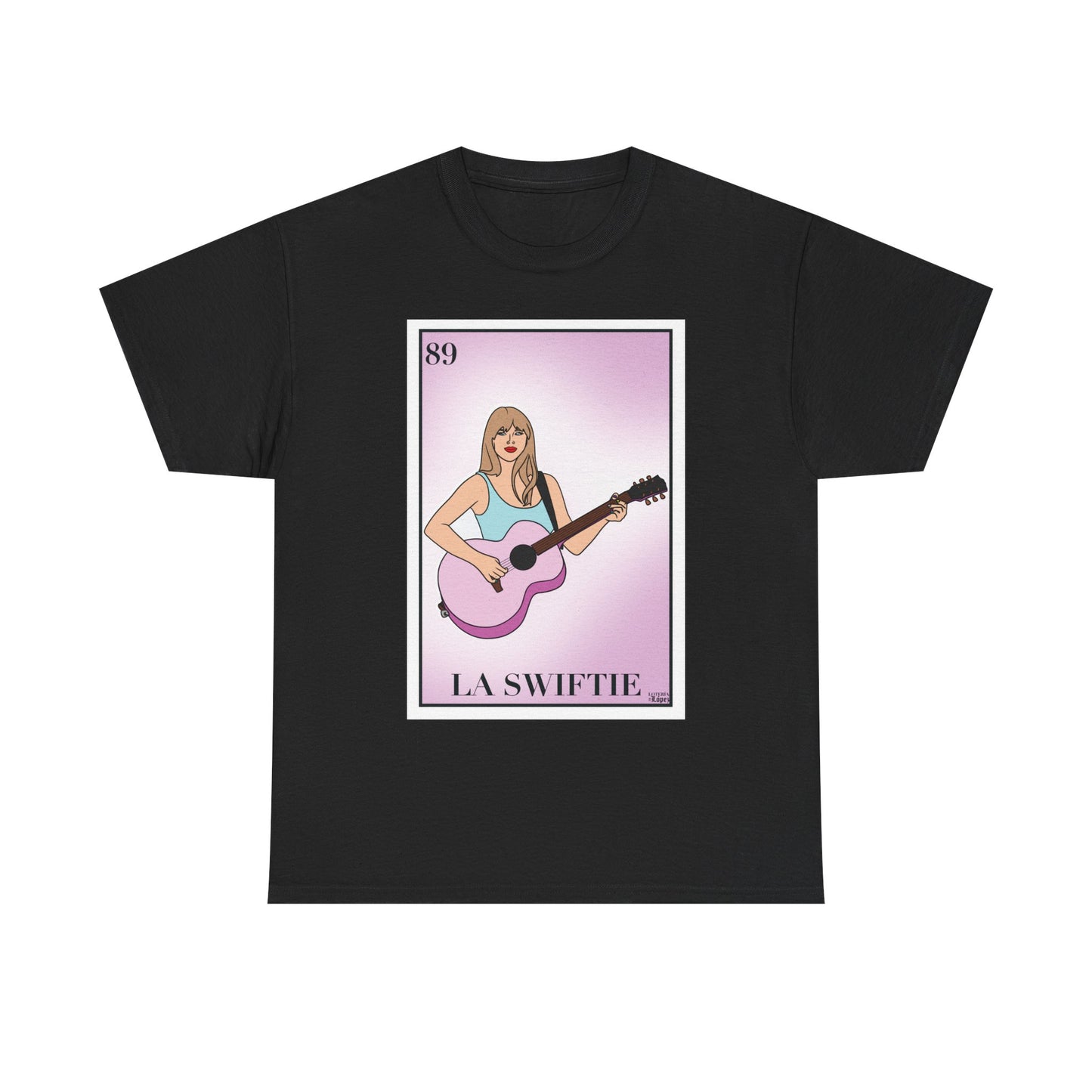 Taylor Lotería Graphic Tee | Pop Icon Inspired by Classic Lotería Card | Unisex Fit | Direct-to-Fabric Print | Fast Shipping