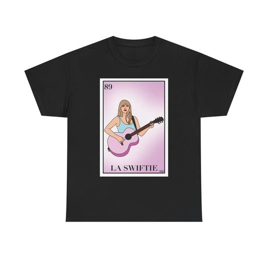Taylor Lotería Graphic Tee | Pop Icon Inspired by Classic Lotería Card | Unisex Fit | Direct-to-Fabric Print | Fast Shipping